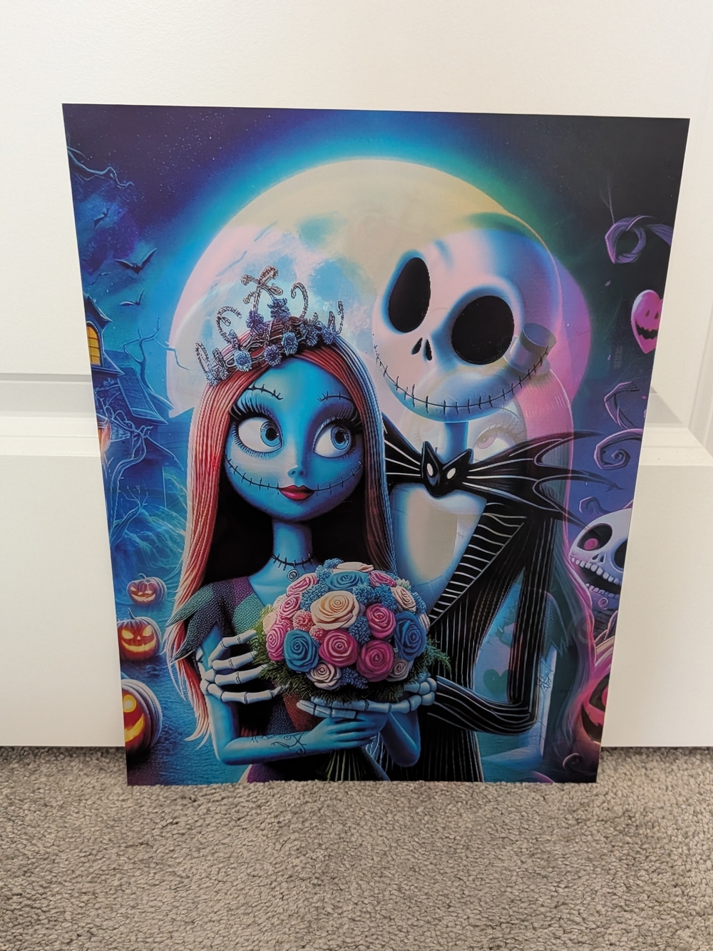 Jack & Sally 3D Lenticular Poster 12x16 Changing Image Wall Art - Picture 3 of 5